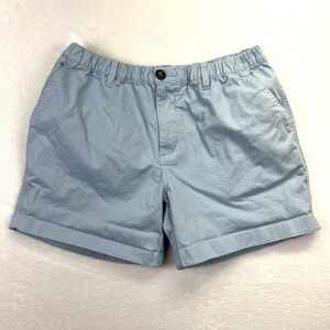 Chubbies Originals Mens 5.5" Inseam Shorts Light Blue Elastic Waist Large